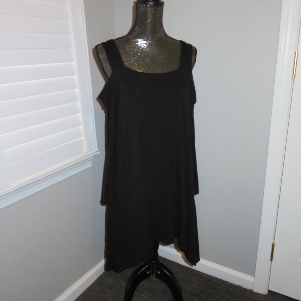 Black Rayon Tunic
